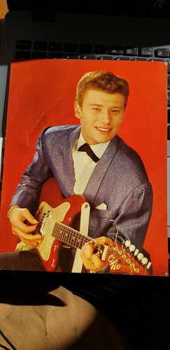 Carte postal johnny hallyday - postal,