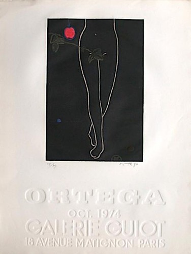 José ortega gravure - gravure, signé