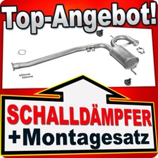 Silencieux central pour échappement RENAULT R19 1.9 TD 1.7 1.8 88-96