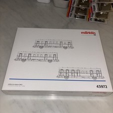 Marklin Trains Electrique HO NEUF Boîte  Ref 43972 3 Voitures 2 Eme Classe SNCF