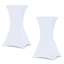 Lot de 2 housses blanches pour