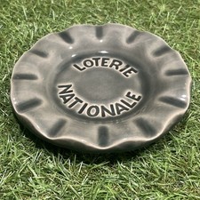 Cendrier Publicitaire Vert LOTERIE NATIONALE