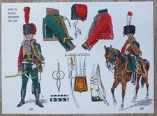 Rigo : Le Plumet, planche 63 : Guides du Maréchal Bernadotte 1805-1809