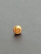 Couronne de remontoir montre OMEGA plaqué or 3,7 mm de diamètre - watch winder