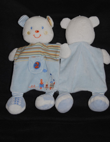 Doudou plat ours kiabi - ours,