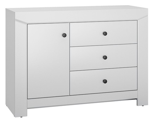 Buffet commode 117cm argent - commode,
