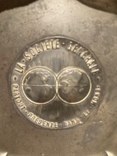 dessous de bouteille étain