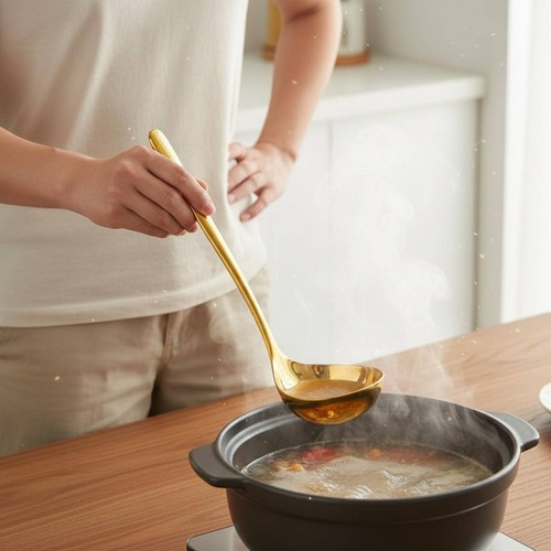 Cuillères fondue chinoise - cuillères,