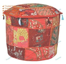 Indien Vintage Floral Ottomane