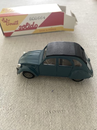 Miniature citroën 2cv solido - 2cv,