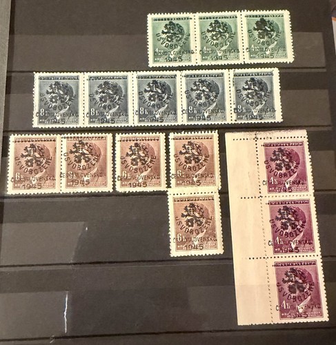 Timbres neuf bohème moravie - neuf,