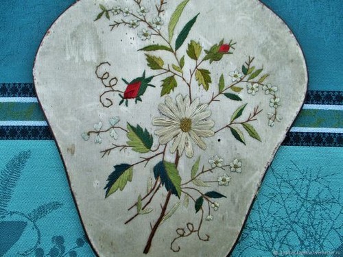 écran fleurs soie - écran,