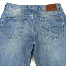 Tommy Hilfiger Madison Hommes Droit Jean W34 L32 (Étiquette: W35) Bleu Coupe