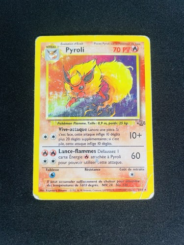 Carte pokemon holo pyroli 64 - holo, 3/64