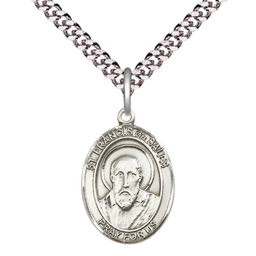 Sterling silver saint francis - silver,