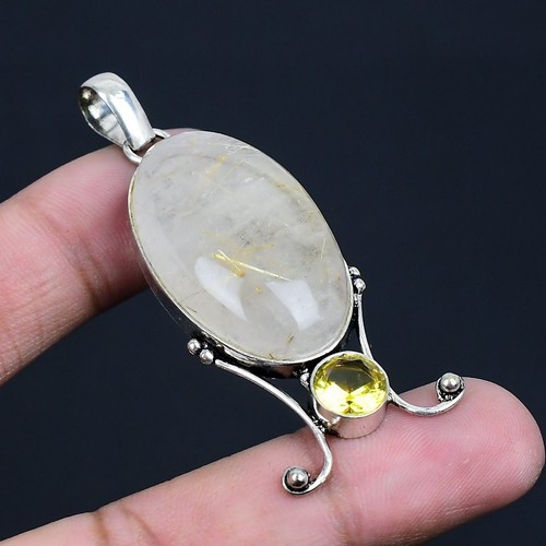 Pendentif bijou argent - en,