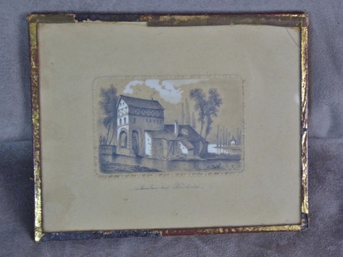 Dessin miniature daté - miniature,,
