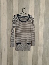 Pull Marinière Gap Taille XS Femme Couleur Bleu Marine Et Blanc