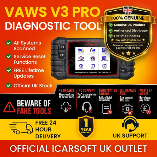Icarsoft vaws obd2 - vaws, v3.0