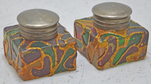 Set vintage verre encre - set,