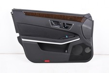 Mercedes Benz E-Class W212 Panneau De Porte Couvercle Avant Gauche Cuir Bois