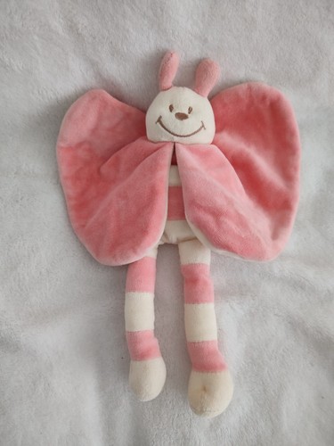 Doudou abeille coccinelle - abeille, rose