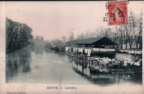 Cpa brive lavoirs - brive,