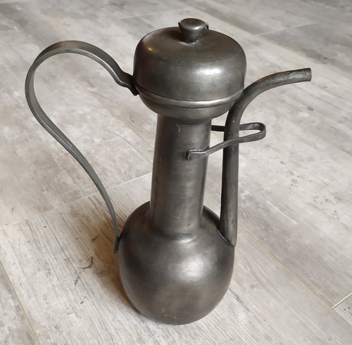 Ancienne cruche huilier - , étain