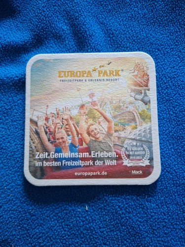 Beer mat europapark motif - beer,