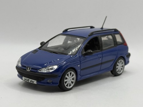 Peugeot 206 bleue - 206, 1/43