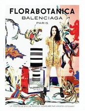 PUBLICITE ADVERTISING 027  2012   parfum Florabotanica  Balenciaga  & K Stewart