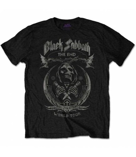 Black sabbath the end mushroom - black,