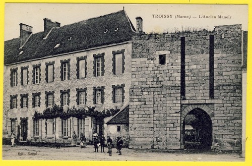 Cpa troissy - 51, (marne)