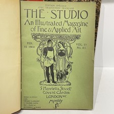 REVUE ART The Studio Magazine ILLUSTRÉ Édition Spéciale 1900 RELIURE