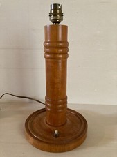 Lampe Art Déco en bois de