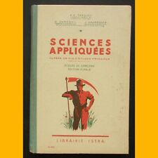 SCIENCES APPLIQUÉES Fin d'études primaires École de garçons Édition rurale 1950