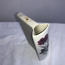 Vintage Bookshelf Case Pocket Rose Book French ￼flower Bud White Ceramic Floral