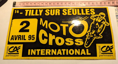 Autocollant moto cross - autocollant, tilly
