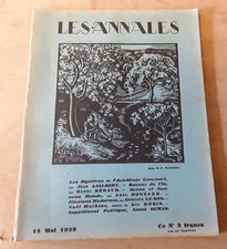 LES ANNALES N°2334 1929 Océan et nouveau monde Henri Béraud salon des humoristes