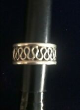 Bague argent  largeur 9 mm