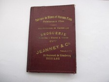 ANCIEN PORTE DOCUMENTS PUBLICITAIRES JEANNEY & CIE  BEZIERS HERAULT 34 DROGUERIE
