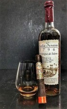 PLAQUE MÉTAL   cigare et whisky   30 X 20 CM