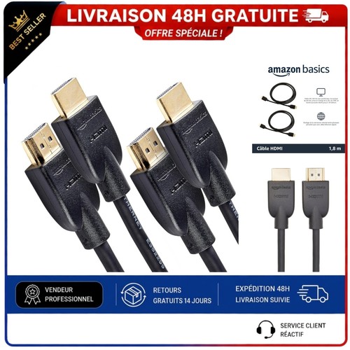 Câble hdmi amazon basics 6ft - hdmi,