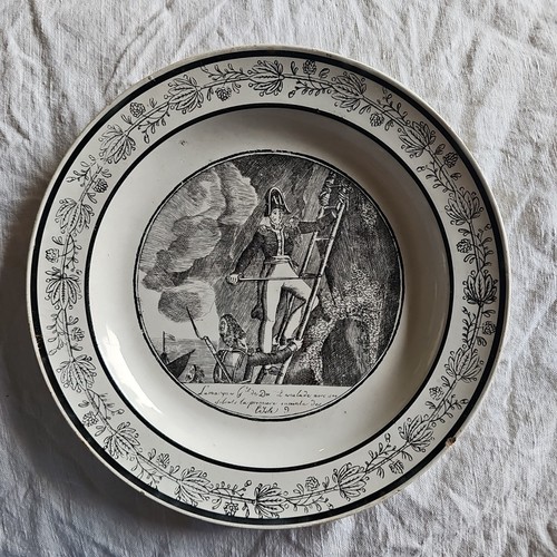 Assiette parlante faïence - parlante,