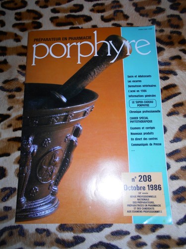 Revue porphyre préparateur - revue,