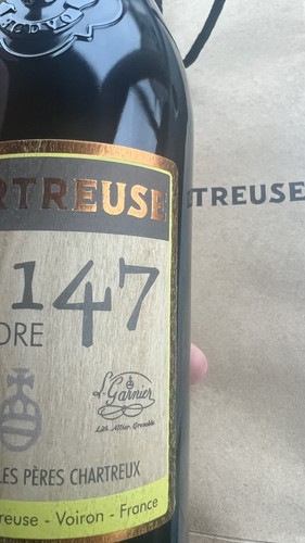 Chartreuse 147 liqueur - 147, du