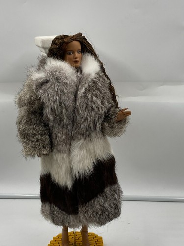 Manteau long fausse - long, fourrure