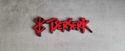 Plaque logo berserk - logo, decoration