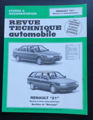 Revue technique haynes renault - technique,