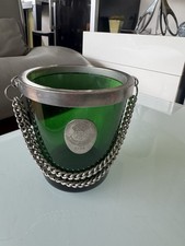 Seau À Glace Vert En Verre Rétro